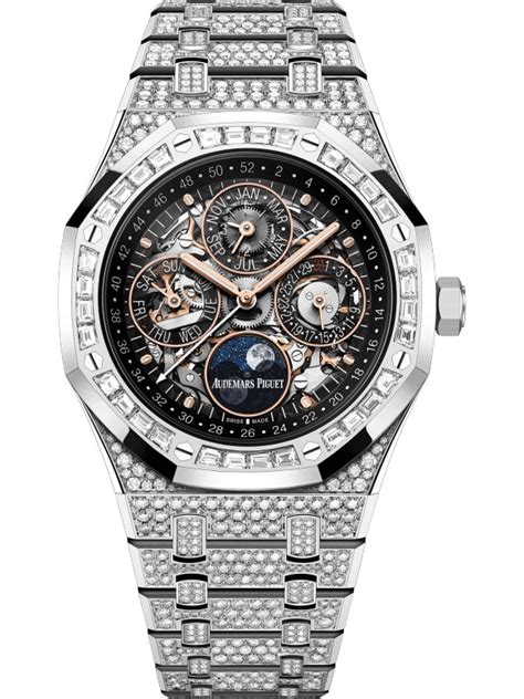 audemars piguet white|audemars piguet skeleton perpetual calendar.